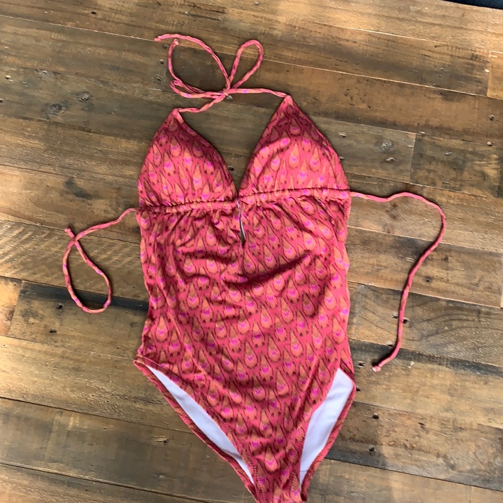 Calypso one piece bathing suit NWT size M